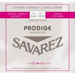 Струни для класичної гітари Savarez 540ASW Prodige 58 cm