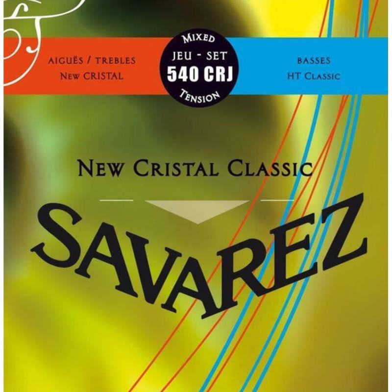 Струны для классической гитары Savarez 540CRJ New Cristal Mixed Tension