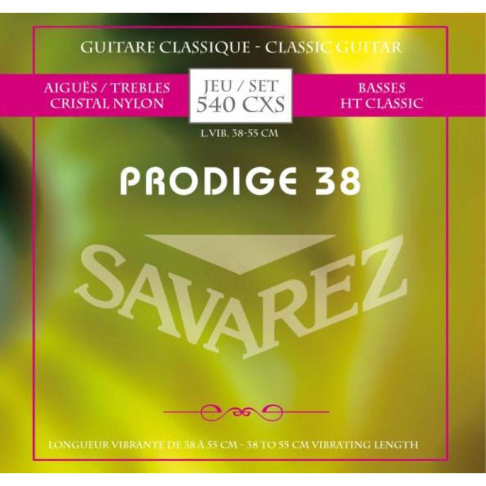Струны для классической гитары Savarez 540CXS Prodige 38 38/55 cm