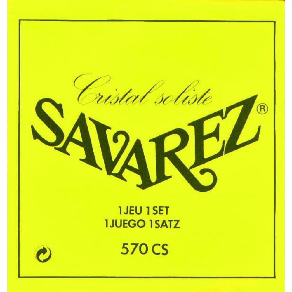 Струны для классической гитары Savarez 570CS Cristal Soliste High Tension