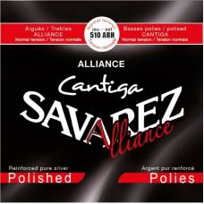 Струни для класичної гітари Savarez 510ARH Alliance Cantiga Polished Normal Tension