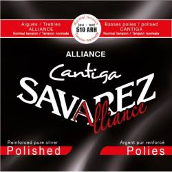 Струни для класичної гітари Savarez 510ARH Alliance Cantiga Polished Normal Tension