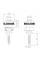 Стреплоки для ремня Schaller 446 Security Locks Chrome
