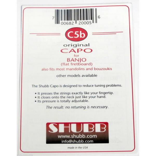 Каподастр Shubb C5b Original Capo
