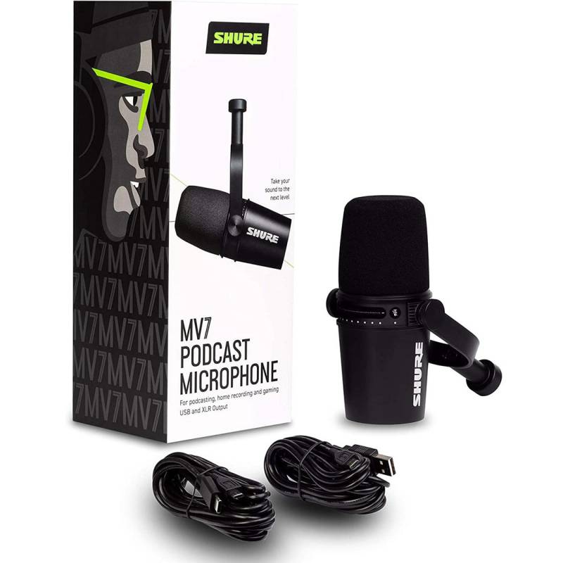 Микрофон студийный Shure MV7-K