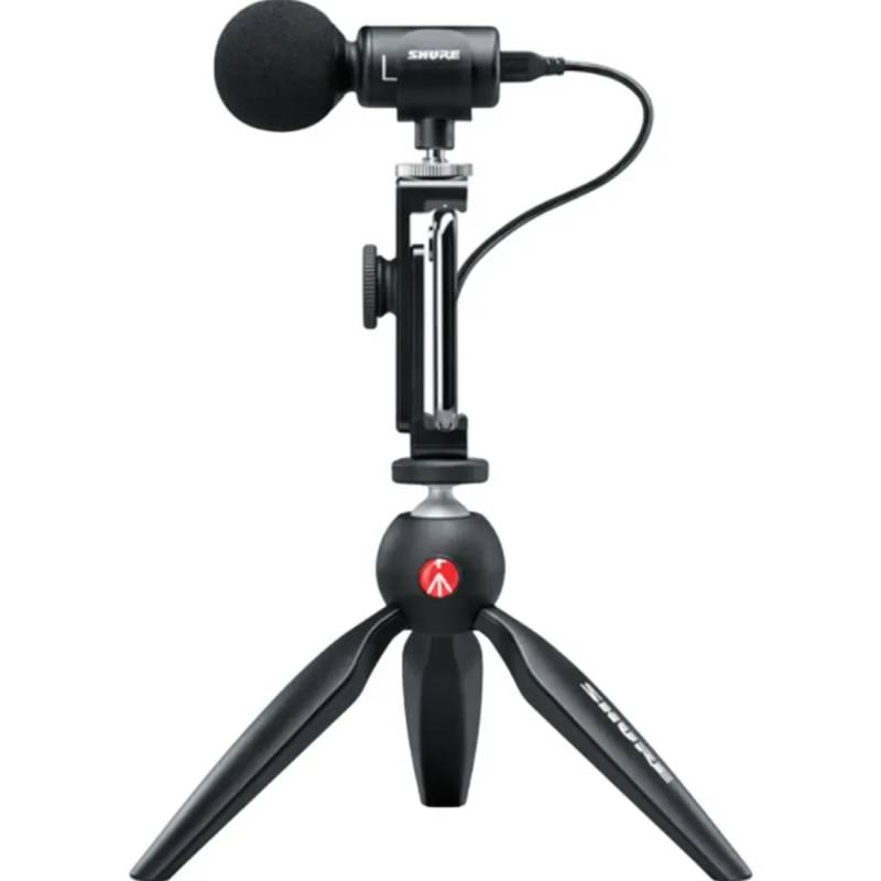 Цифровой конденсаторный стереомикрофон SHURE MV88+DIG-VIDKIT