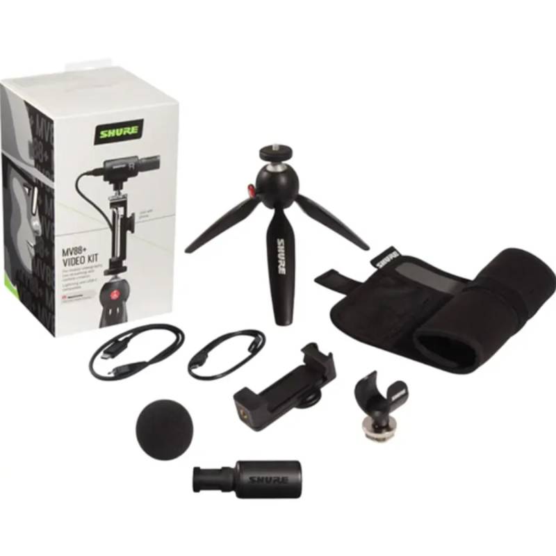 Цифровой конденсаторный стереомикрофон SHURE MV88+DIG-VIDKIT