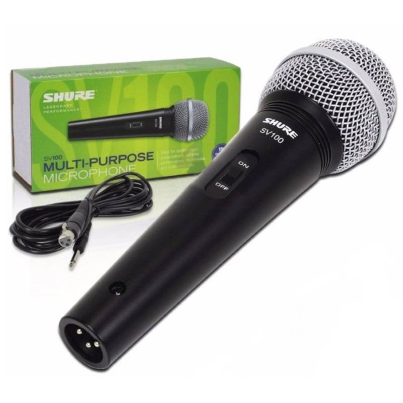 Мікрофон вокальний Shure SV100-W
