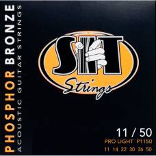 Струны для акустической гитары SIT P1150 Pro Light Phosphor Bronze 11/50