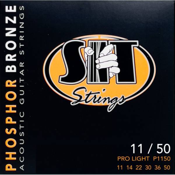 Струни для акустичної гітари SIT P1150 Pro Light Phosphor Bronze 11/50