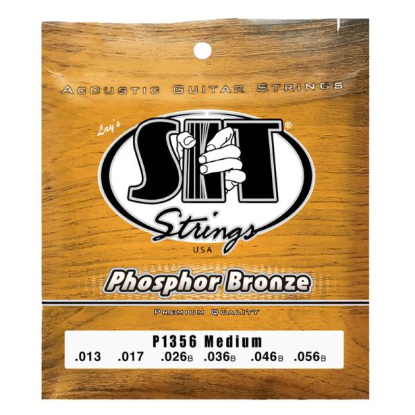 Струны для акустической гитары SIT P1356 Medium Phosphor Bronze 13/56
