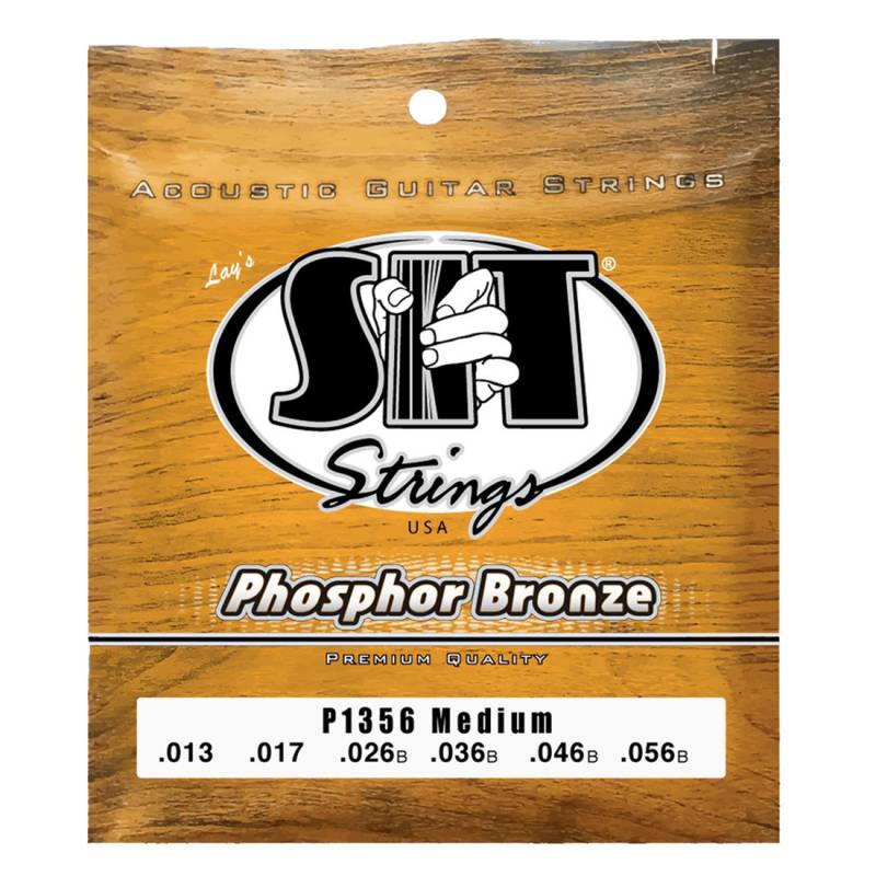 Струни для акустичної гітари SIT P1356 Medium Phosphor Bronze 13/56