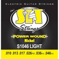 Струны для электрогитары SIT S1046 Light Power Wound Nickel 10/46