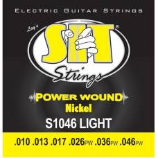 Струни для електрогітари SIT S1046 Light Power Wound Nickel 10/46