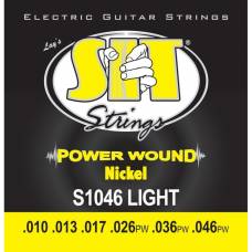 Струни для електрогітари SIT S1046 Light Power Wound Nickel 10/46
