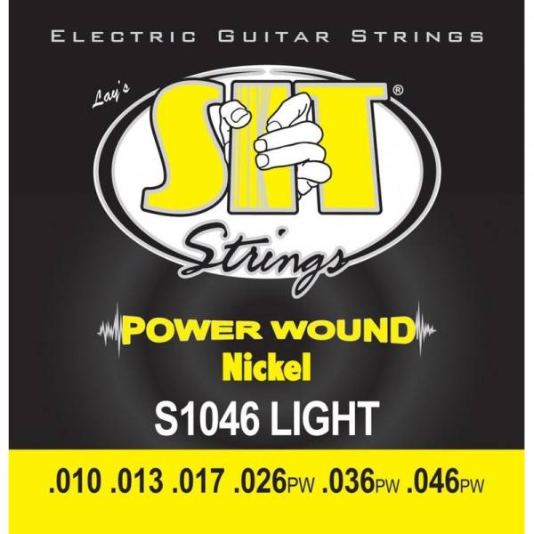 Струни для електрогітари SIT S1046 Light Power Wound Nickel 10/46
