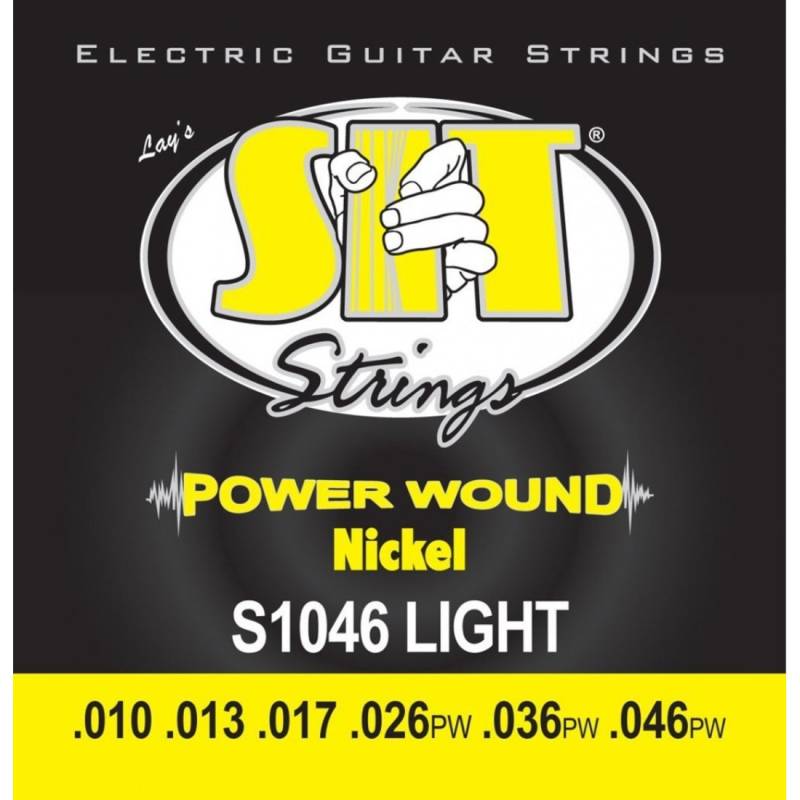 Струны для электрогитары SIT S1046 Light Power Wound Nickel 10/46