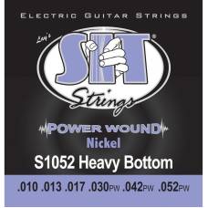 Струни для електрогітари SIT S1052 Heavy Bottom Power Wound Nickel 10/52