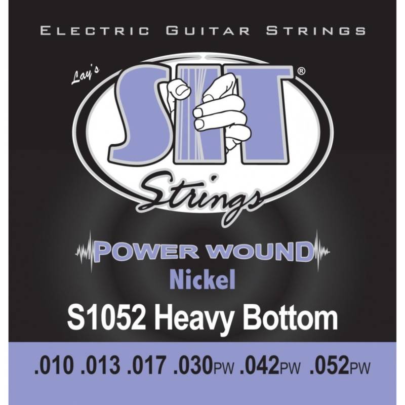 Струны для электрогитары SIT S1052 Heavy Bottom Power Wound Nickel 10/52