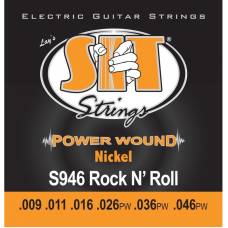 Струни для електрогітари SIT S946 Rock-N-Roll Power Wound Nickel 9/46