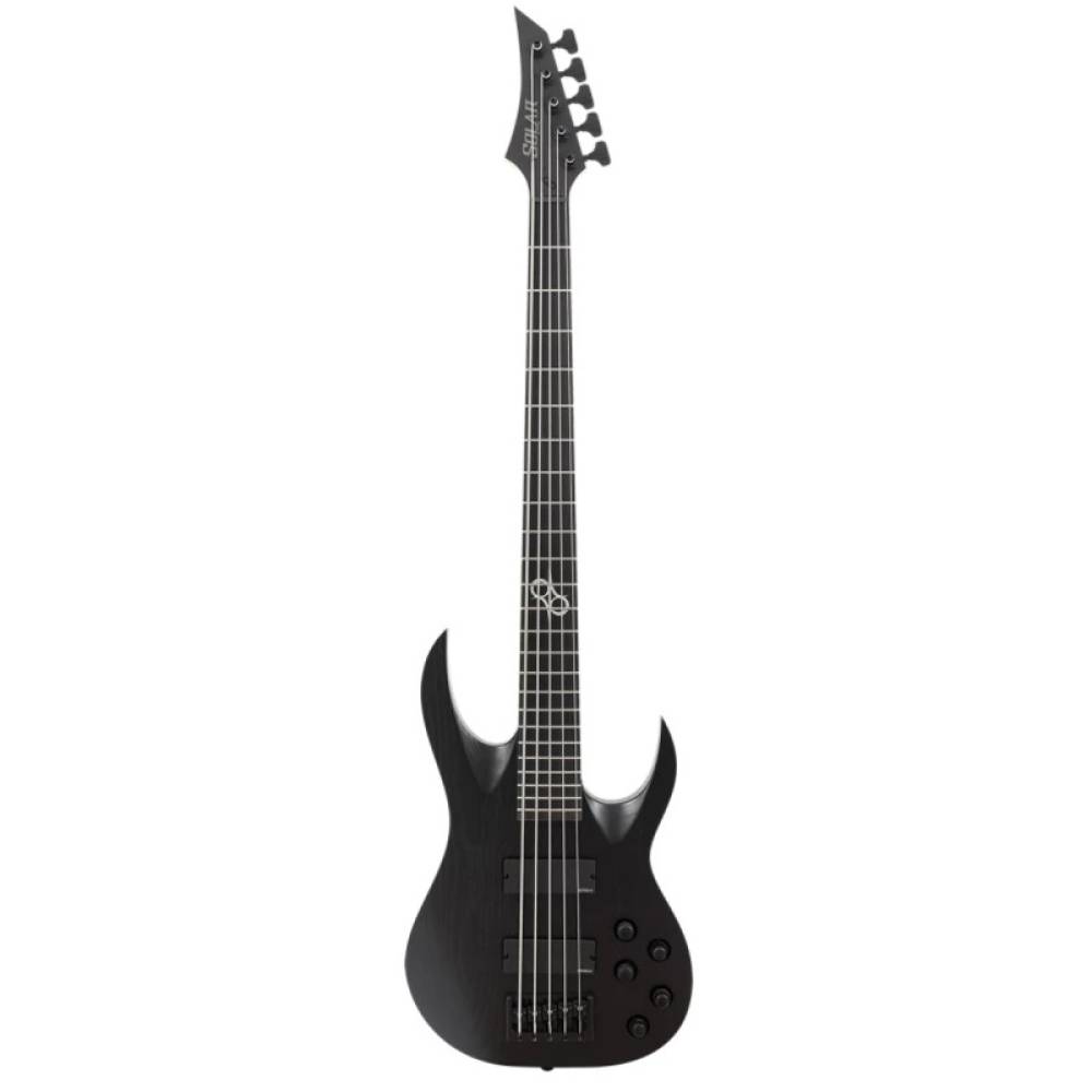 Бас-гітара Solar Guitars AB1.5BOP Black OpenPore Matte