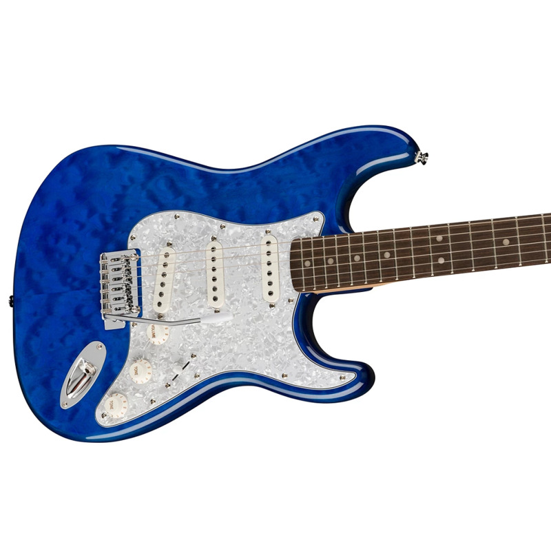 Електрогітара Squier by Fender Affinity Series FSR Stratocaster QMT Sapphire Blue Transparent