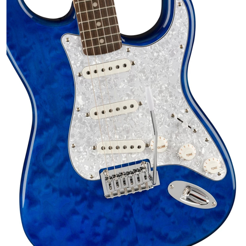 Електрогітара Squier by Fender Affinity Series FSR Stratocaster QMT Sapphire Blue Transparent