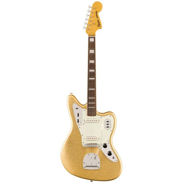 Электрогитара Squier By Fender LIMITED EDITION CLASSIC VIBE '70S JAGUAR MATCHING HEADSTOCK GOLD SPARKLE