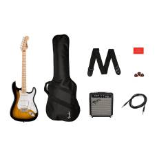 Гітарний набір Гітарний набір з електрогітарою SQUIER SONIC STRATOCASTER PACK MN 2-COLOR SUNBURST