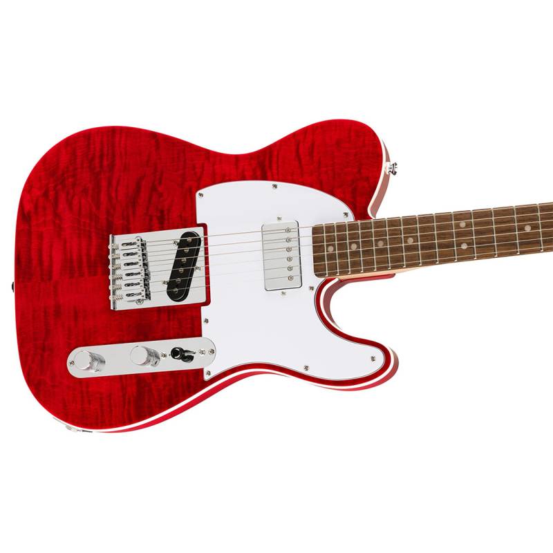 Електрогітара SQUIER AFFINITY SERIES TELECASTER FLAME MAPLE TOP CRIMSON RED TRANSPARENT