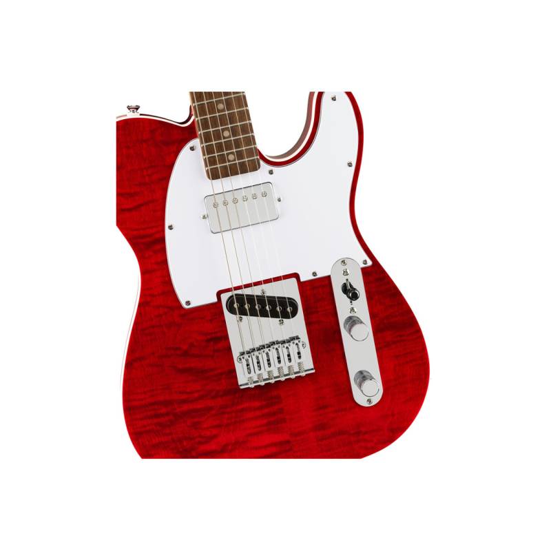 Електрогітара SQUIER AFFINITY SERIES TELECASTER FLAME MAPLE TOP CRIMSON RED TRANSPARENT