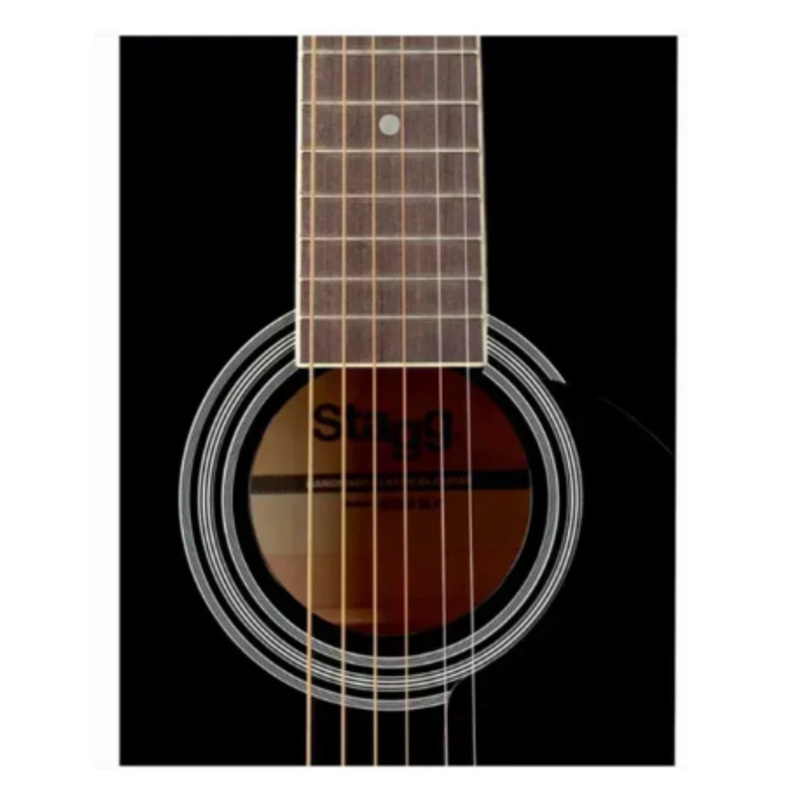 Електроакустична гітара STAGG G SA20ACE BLK