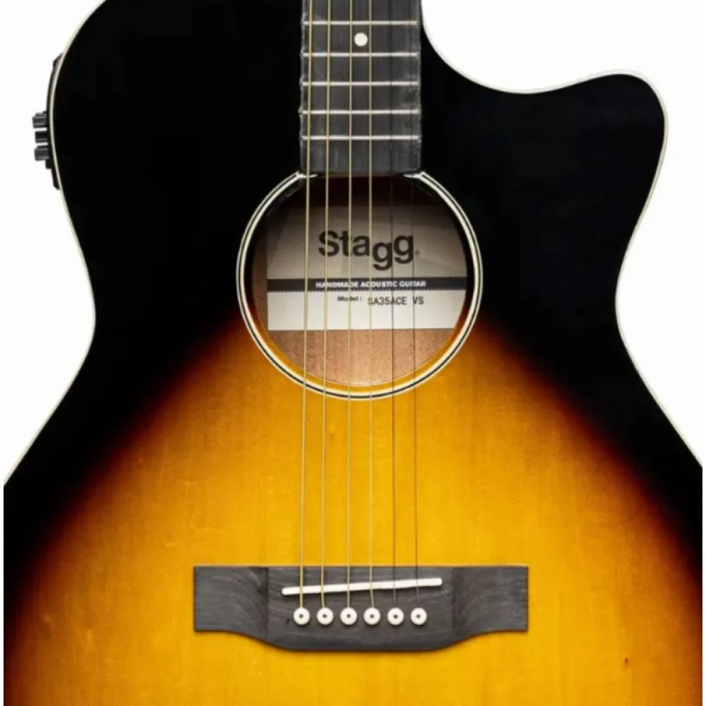 Электроакустическая гитара STAGG G SA35 ACE-VS