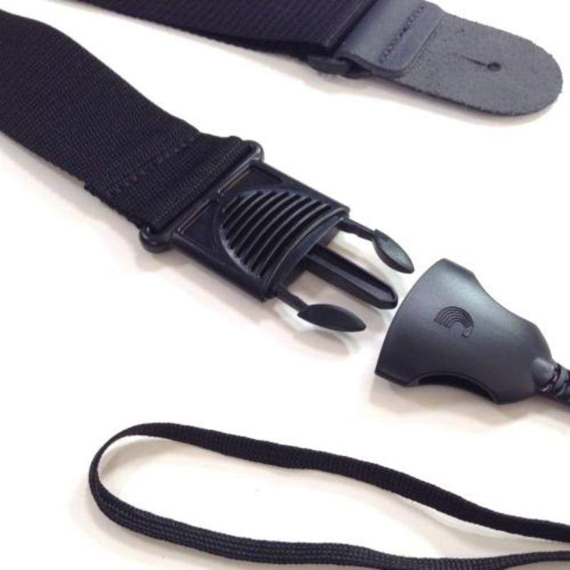 Ремінь для гітари D'ADDARIO ACOUSTIC QUICK RELEASE POLYPRO GUITAR STRAP (BLACK)