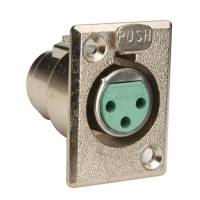 Разъем Switchcraft D3F 3-Pin Female XLR Connector