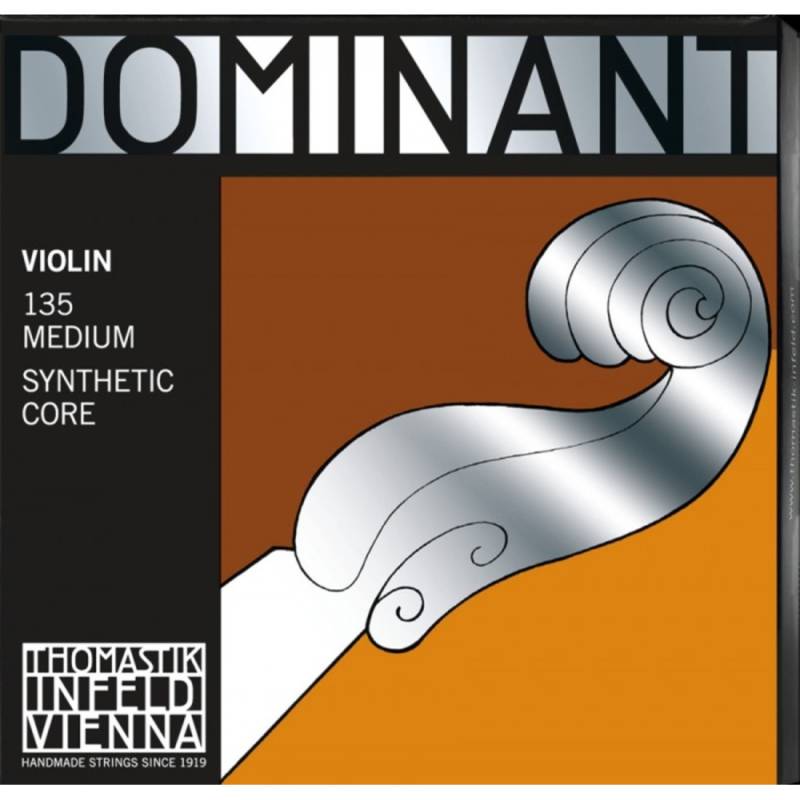 Струны для скрипки Thomastik-Infeld 135 Dominant Synthetic Core 4/4 Medium Tension