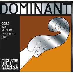 Струны для виолончели Thomastik-Infeld 147 Dominant Synthetic Core 4/4 Medium Tension