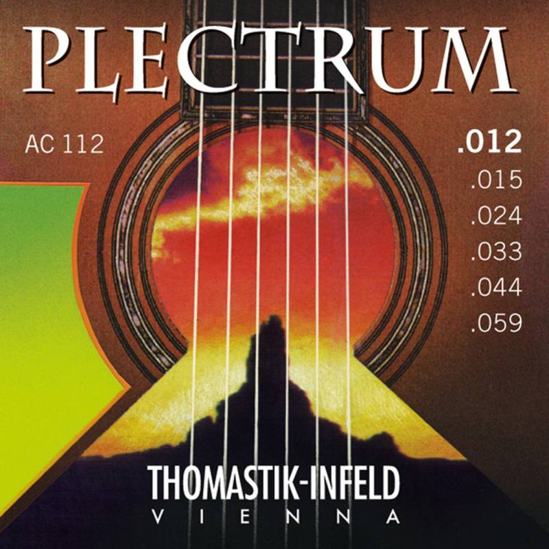 Струны для акустической гитары Thomastik-Infeld AC112 Plectrum Medium Light 12/59