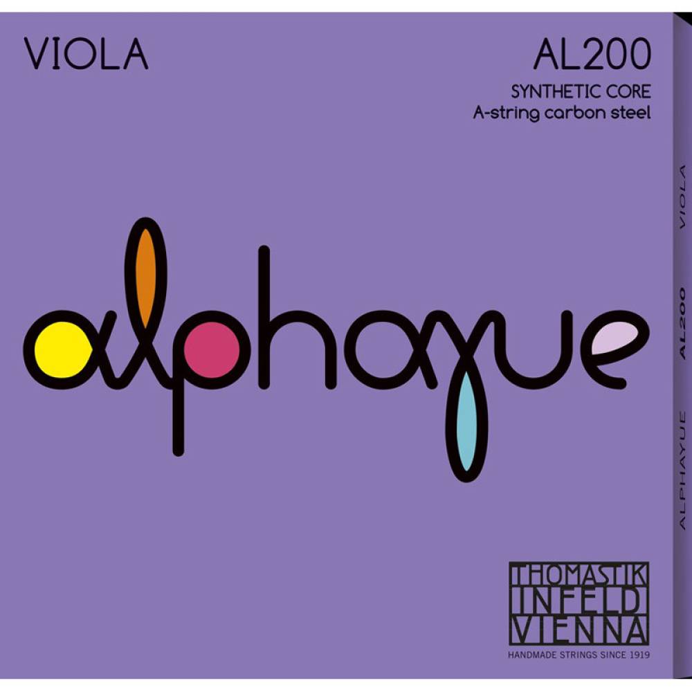 Струни для альта Thomastik-Infeld AL200 Alphayue Synthetic Core A-String Carbon Steel 4/4 Medium Tension