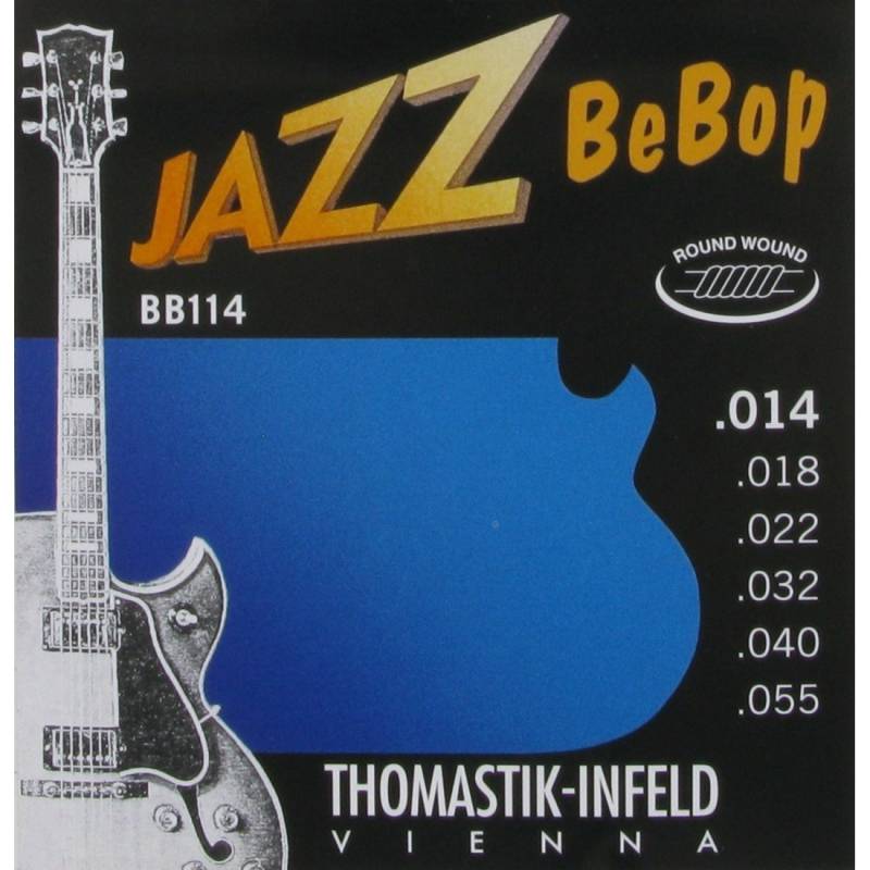 Струни для електрогітари Thomastik-Infeld BB114 Jazz BeBop Medium 14/55