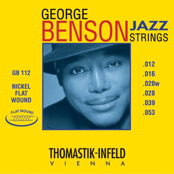 Струни для електрогітари Thomastik-Infeld GB112 George Benson Jazz Medium Light 12/53