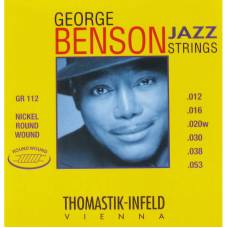 Струни для електрогітари Thomastik-Infeld GR112 George Benson Jazz Medium Light 12/53