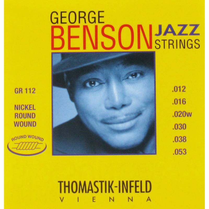 Струны для электрогитары Thomastik-Infeld GR112 George Benson Jazz Medium Light 12/53