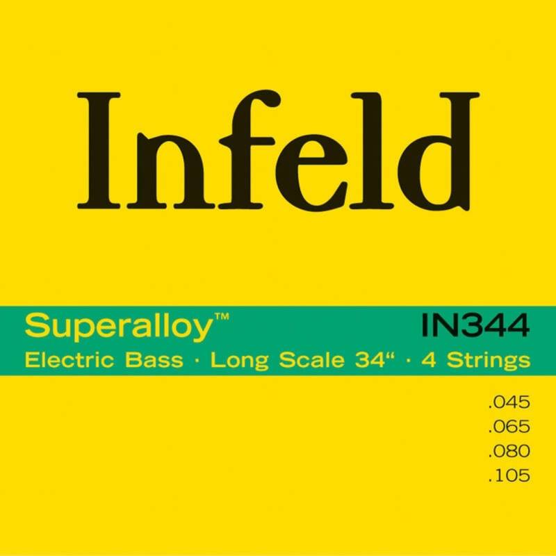 Струны для бас-гитары Thomastik-Infeld IN344 Infeld Superalloy Medium Light Bass 45/105