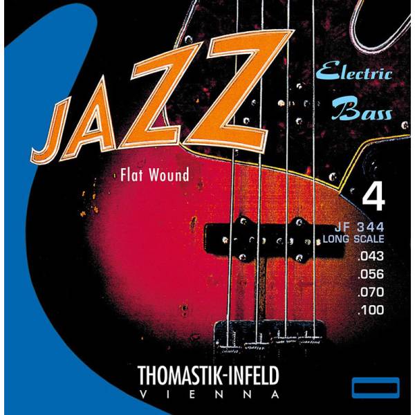 Струни для бас-гітари Thomastik-Infeld JF344 Jazz Flat Wound Medium Bass 43/100