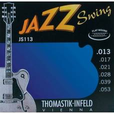 Струны для электрогитары Thomastik-Infeld JS113 Jazz Swing Medium 13/53