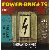 Струны для электрогитары Thomastik-Infeld PB111 Power-Brights Regular Bottom Medium 11/46