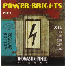 Струни для електрогітари Thomastik-Infeld PB111 Power-Brights Regular Bottom Medium 11/46