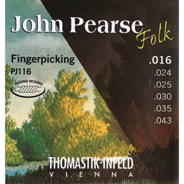 Струни для акустичної гітари Thomastik-Infeld PJ116 John Pearse Folk 16/43