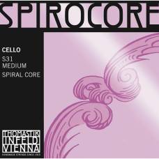 Струни для віолончелі Thomastik-Infeld S31 Spirocore Spiral Core 4/4 Medium Tension